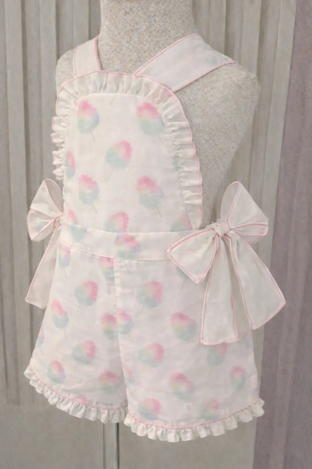 SS26 Babine Girls Pink Candy Floss Jumpsuit Babine