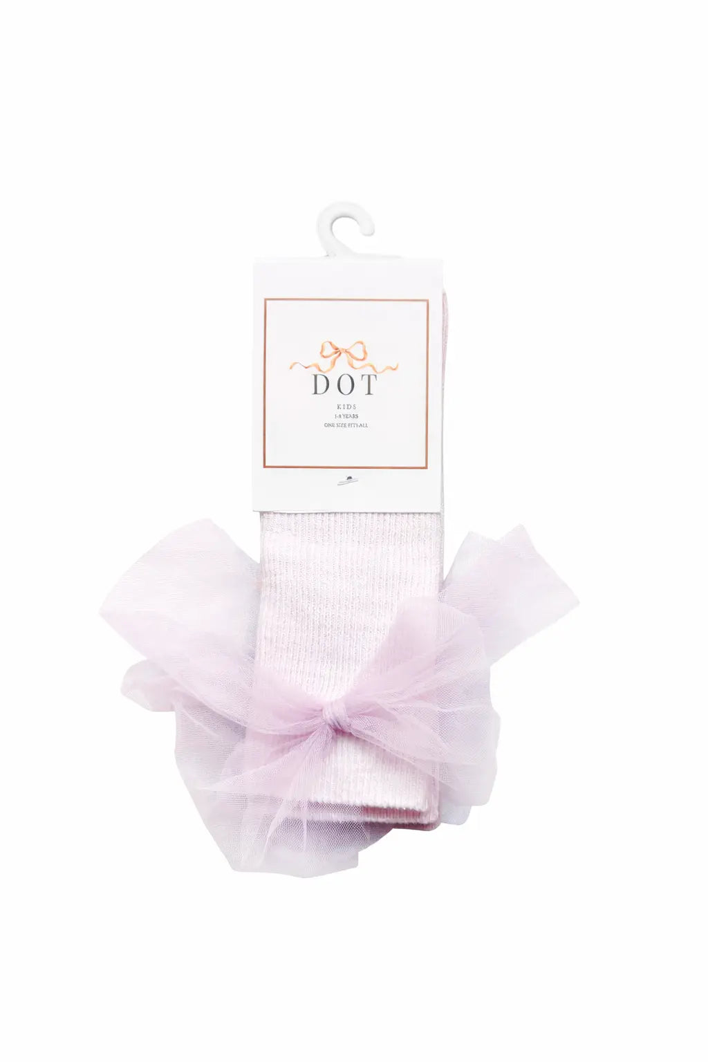 Tulle Girls Spanish Bow Knee Socks Dainty Delilah
