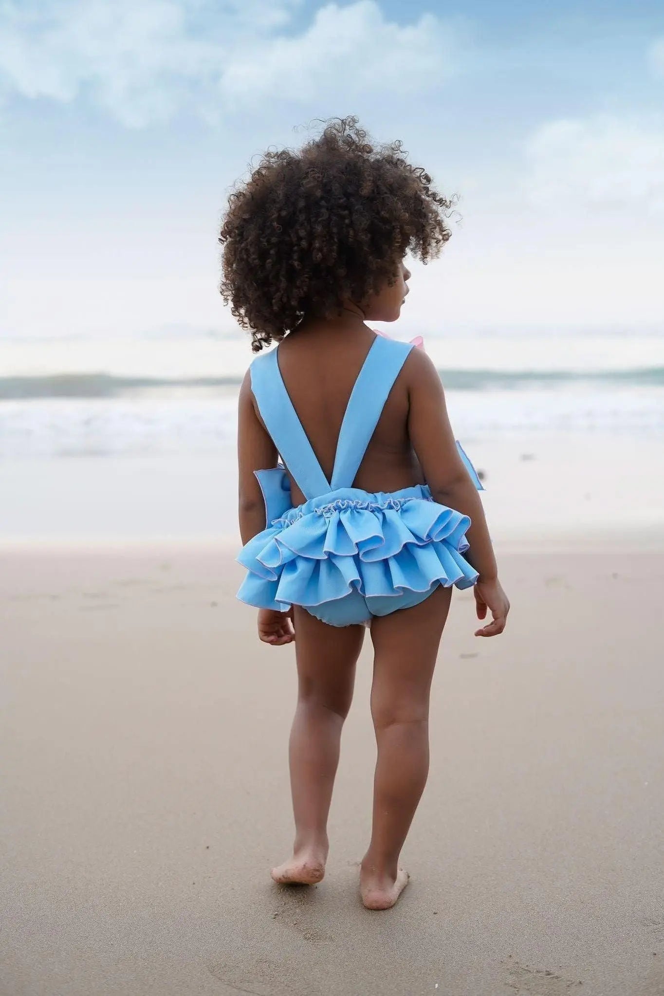 SS25 Ela Confeccion Luna Romper & Hair Bow Ela Confeccion