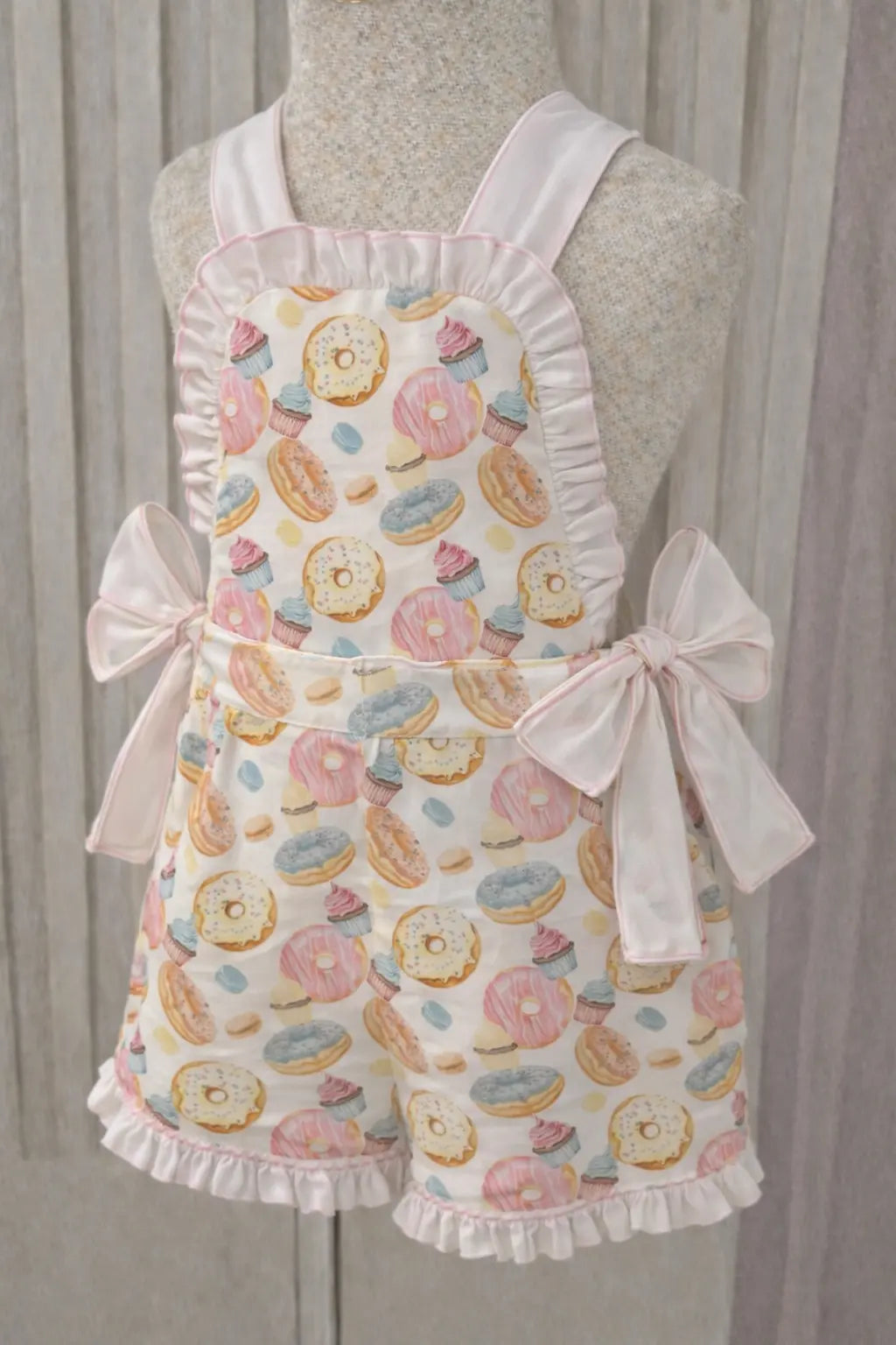 SS26 Babine Girls Pink Doughnut Jumpsuit Babine