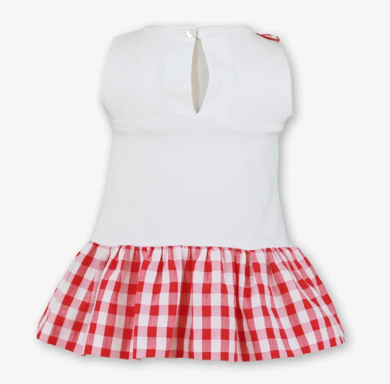 Miranda Baby Girls Red & White Check Summer Dress Miranda
