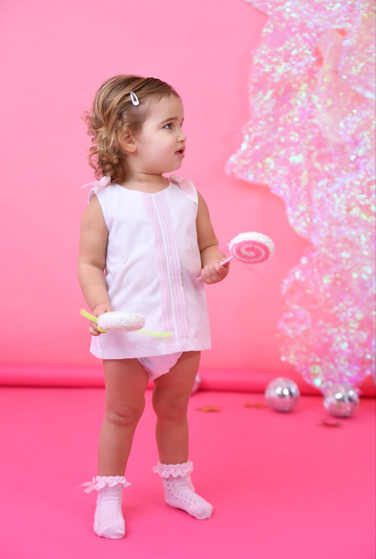 SS25 Baby Girls Ditsy Dress & Knickers Dainty Delilah