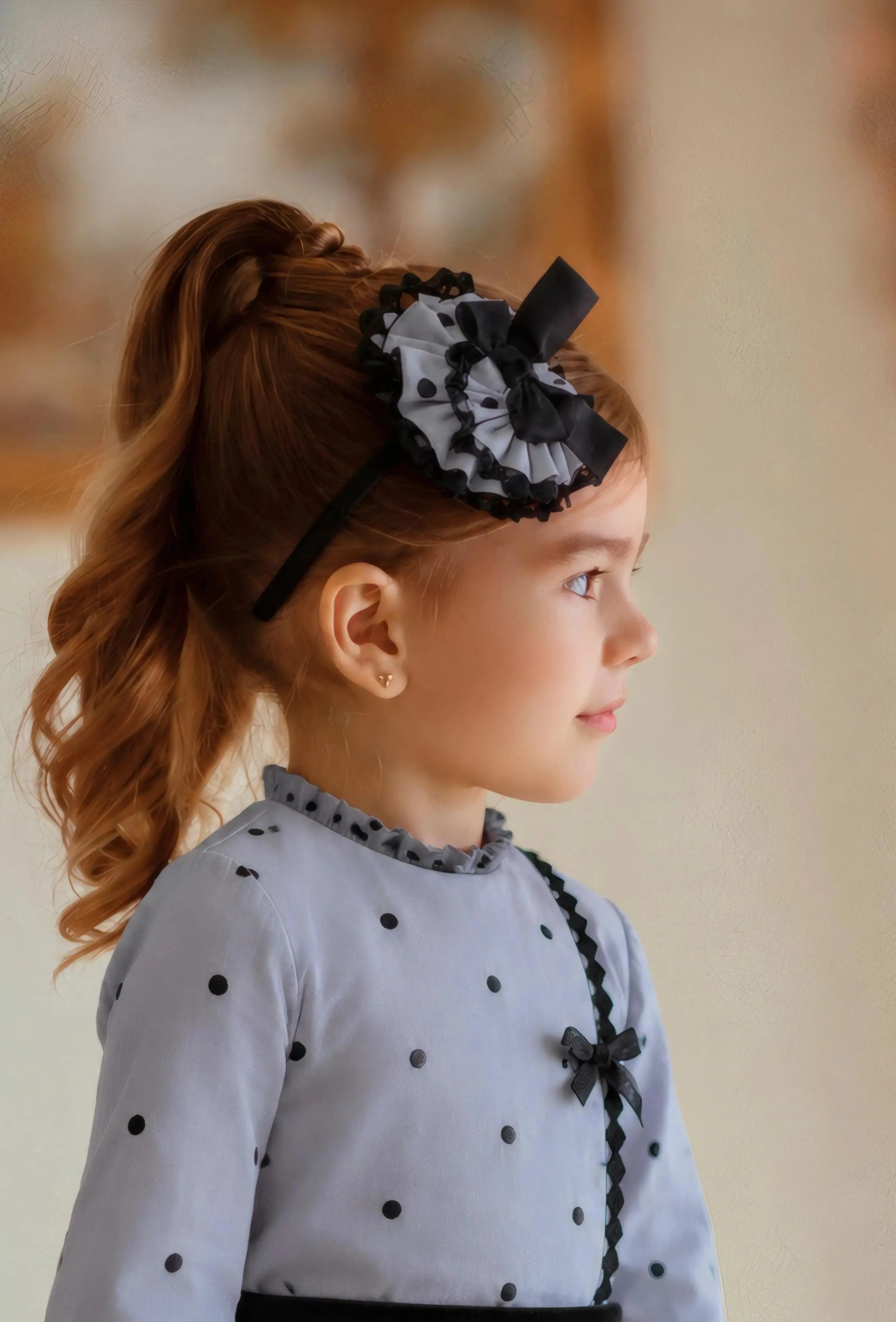 AW26 Miranda Girls Polka Dot Shirt & Skirt Set Miranda