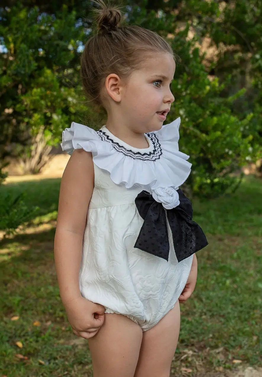 SS26 Naxos Baby Girls Chanel Romper Naxos