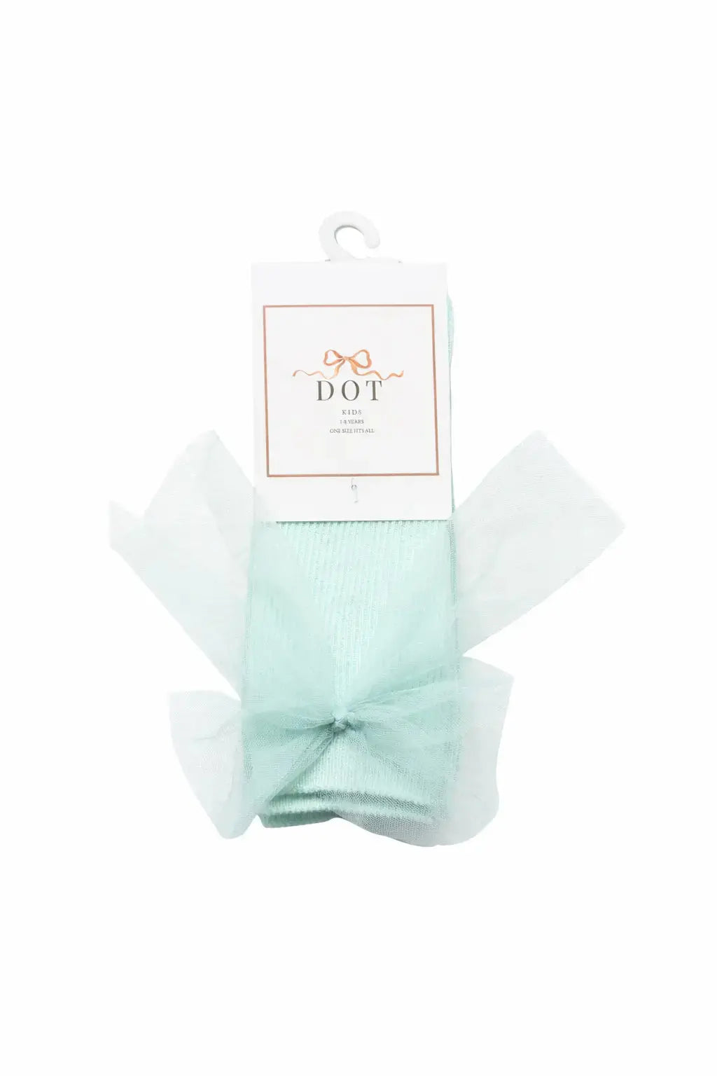 Tulle Girls Spanish Bow Knee Socks Dainty Delilah
