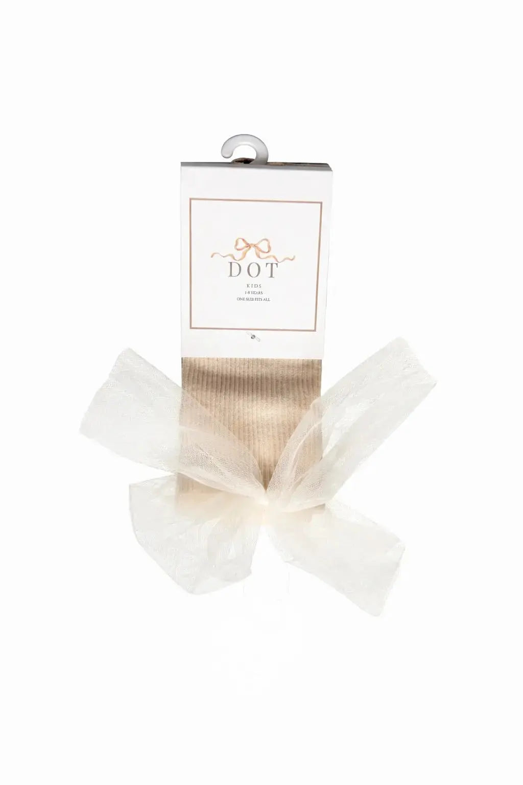 Tulle Girls Spanish Bow Knee Socks Dainty Delilah