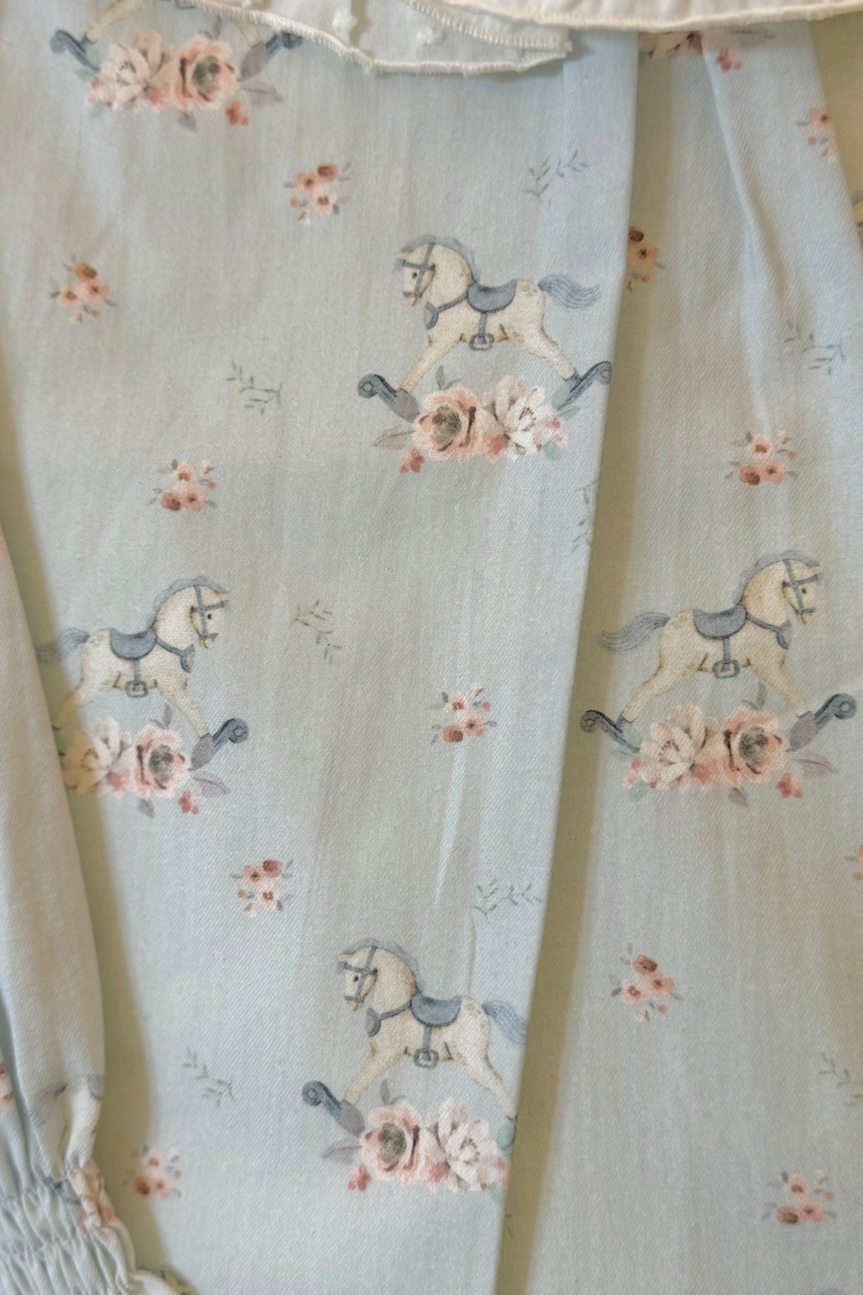 AW24 Babine Girls Blue Carousel Dress Babine