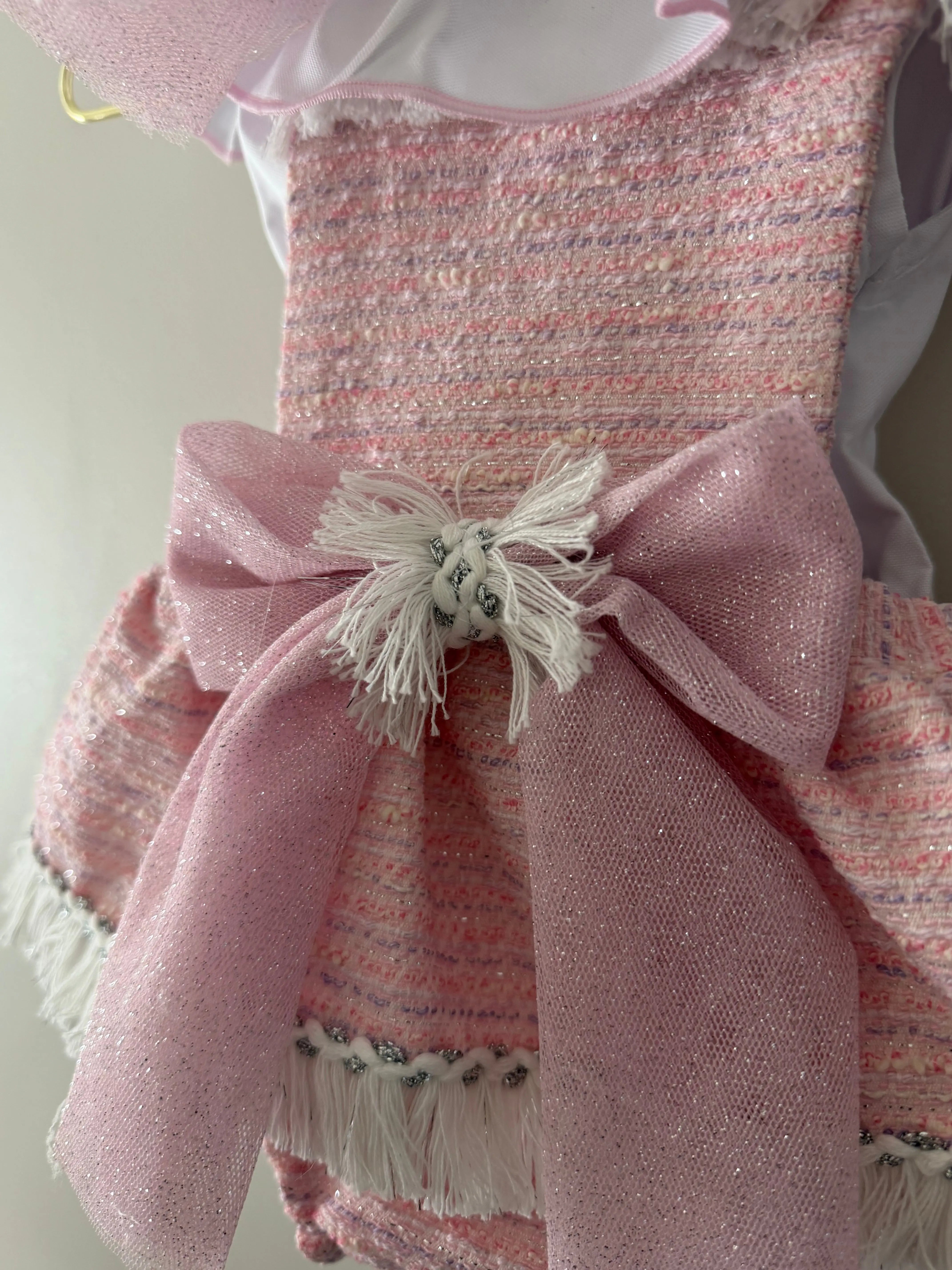 SS26 Naxos Baby Girls Pink / Lilac Shirt & H Bar Romper Naxos