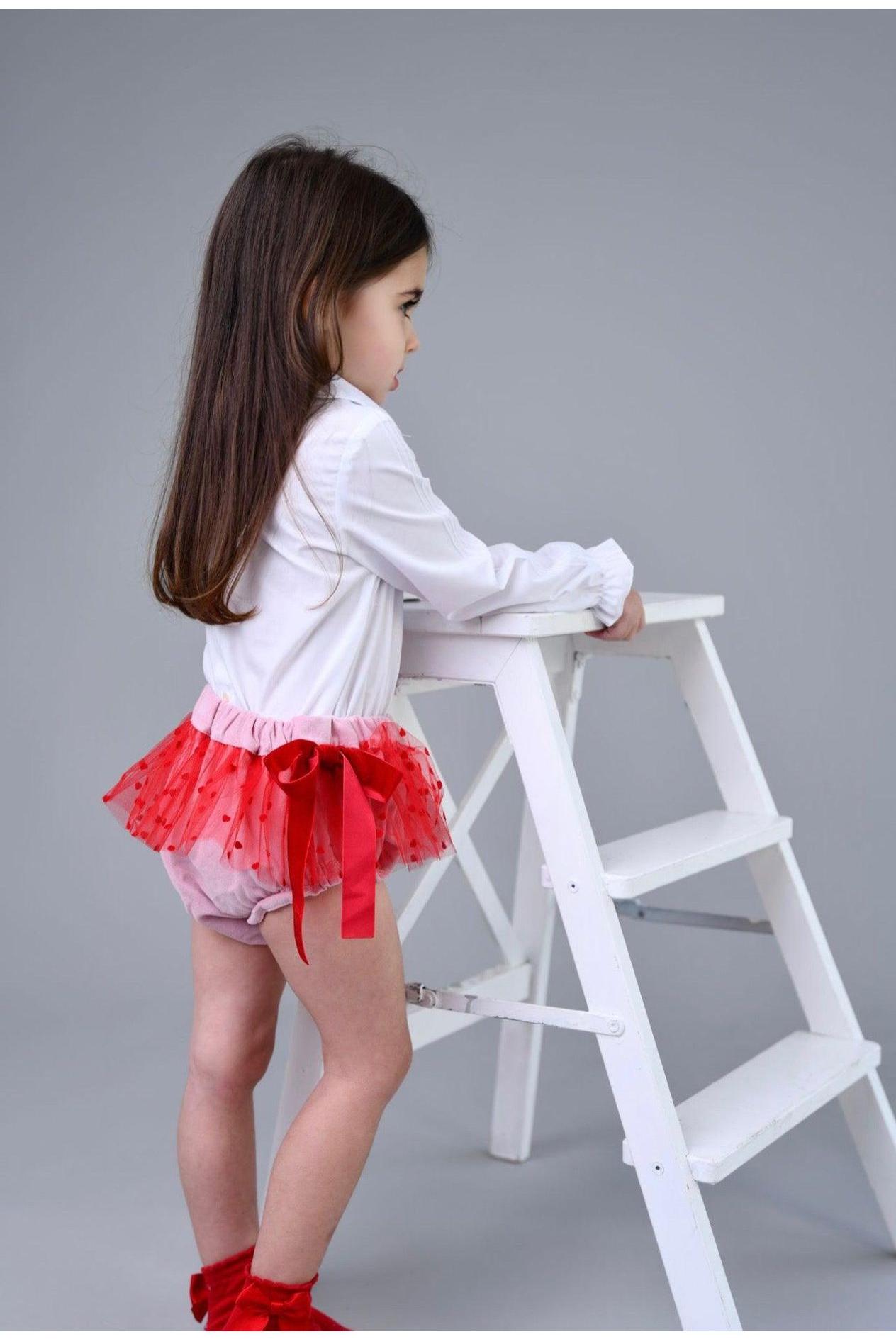 AW23 Phi Clothing Pink Lace Bloomers Dainty Delilah