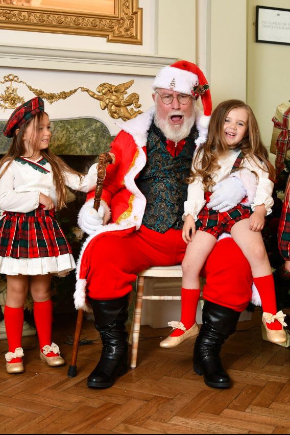 AW24 Babine Girls Christmas Tartan Skirt Set Dainty Delilah
