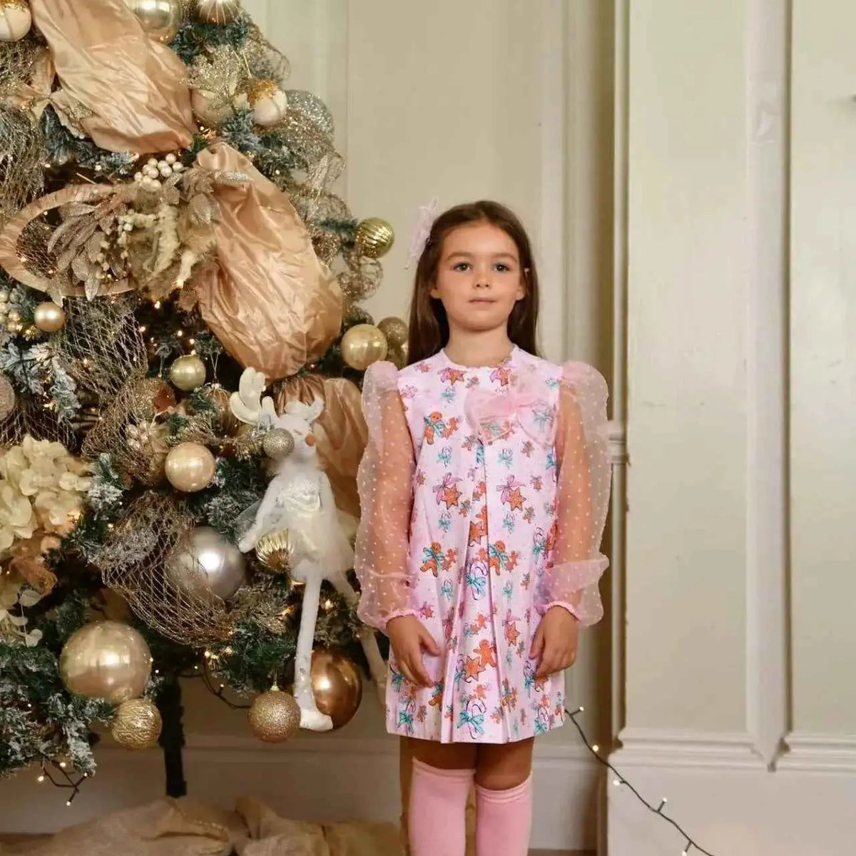 Organza Christmas Floral Dress Wine Velvet Organza A-line Vintage Christmas  Dress