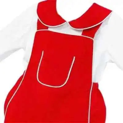 AW25 Baby Boys Red Christmas H Bar Romper