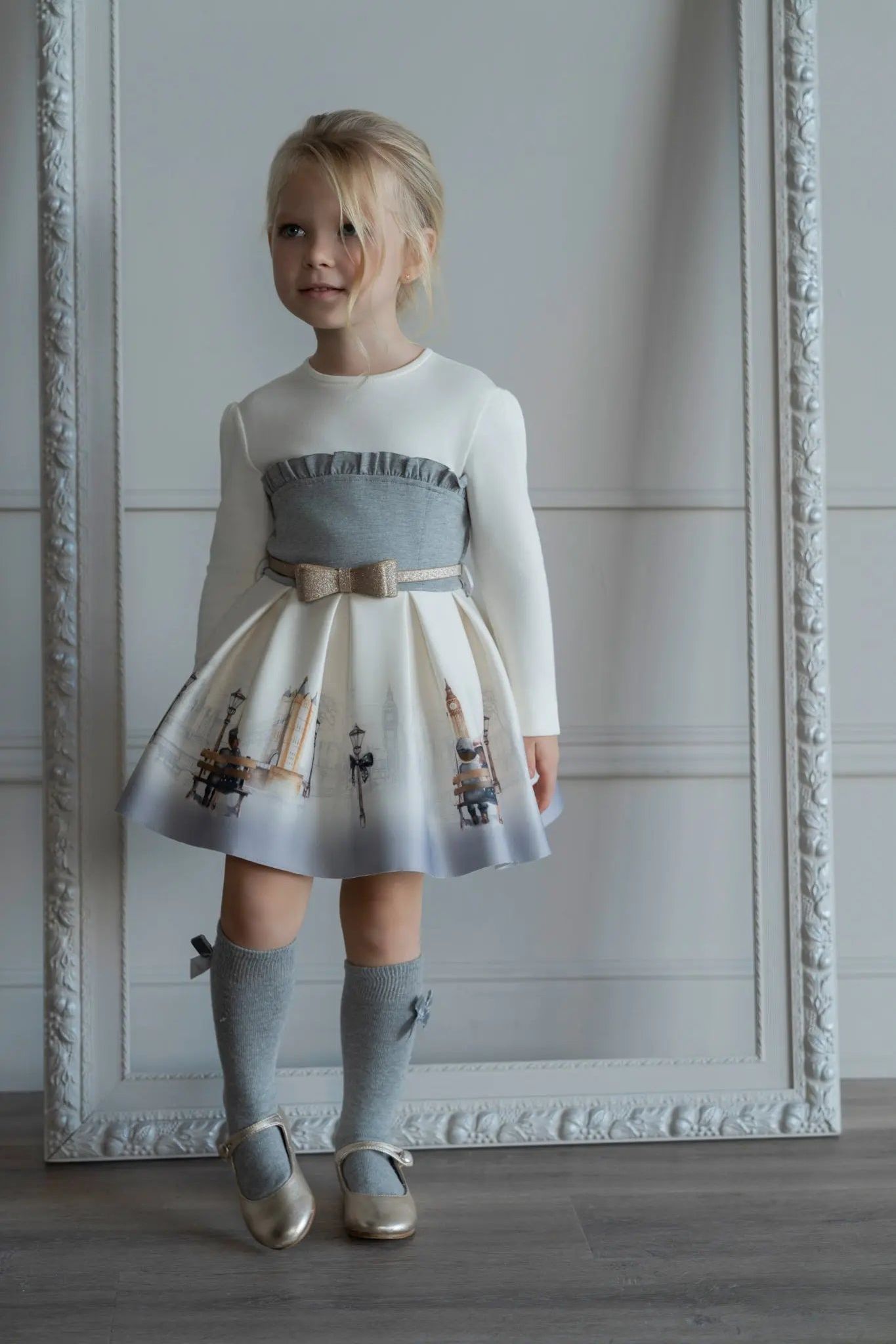 AW25 Miranda Baby Girls London Dress Miranda