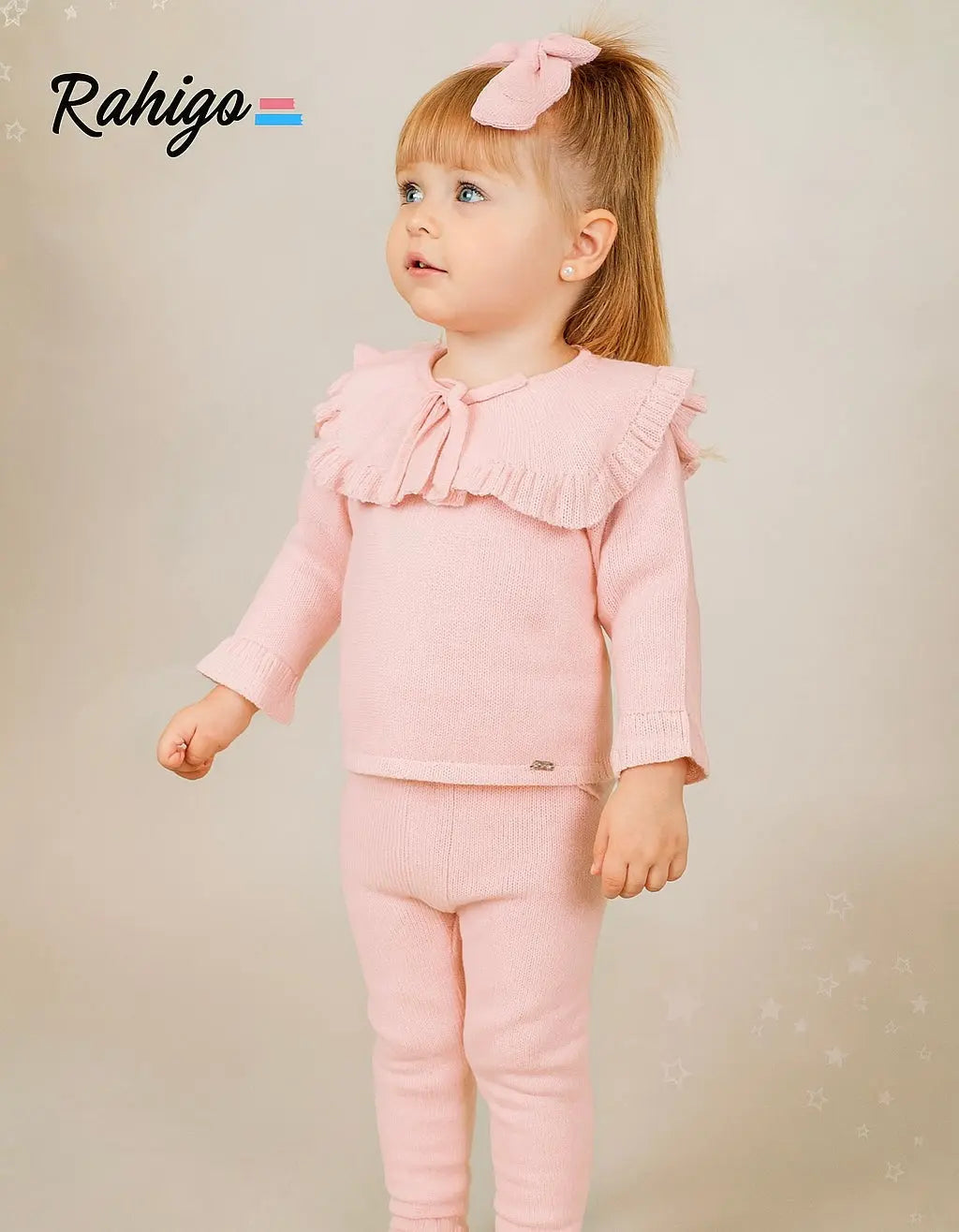 AW25 Rahigo Baby Girls Pink Tracksuit Rahigo Moda Infantil
