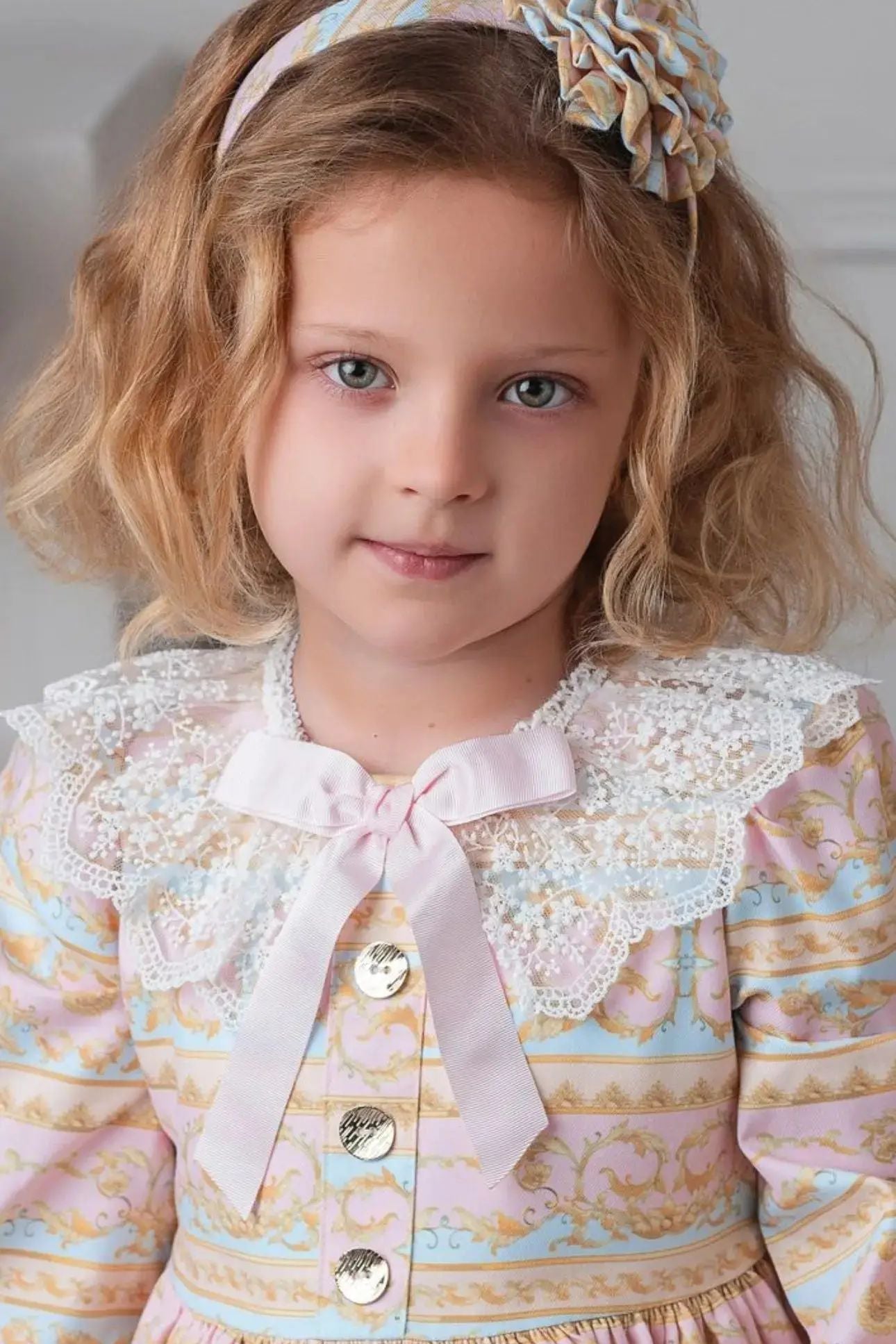 AW25 Rochy Girls Pink D&G Bow Dress Rochy