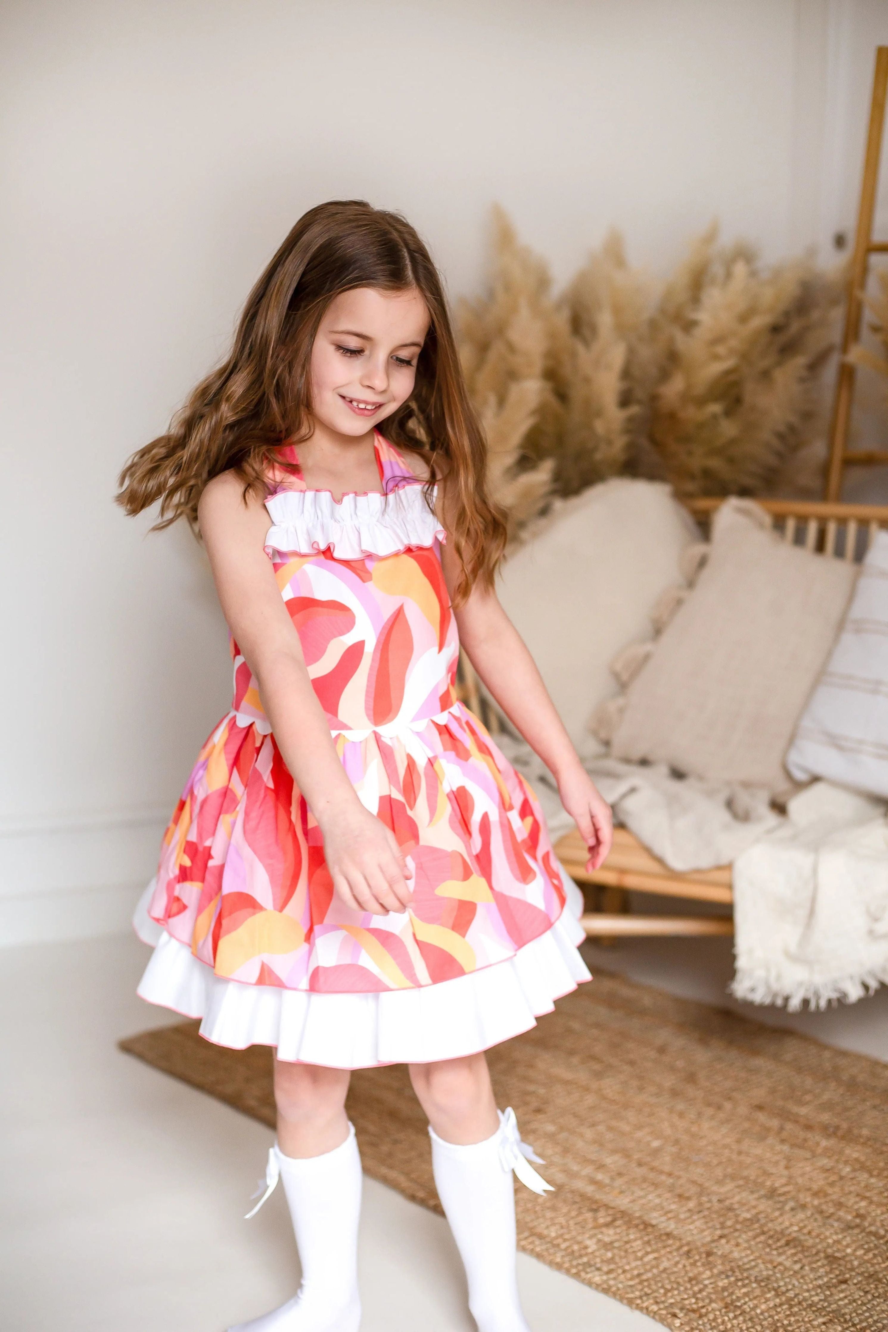 SS25 Babine Girls Pucci Open Back Dress - Pre Order Babine