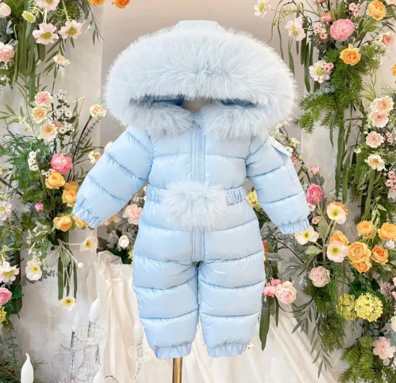 Baby Blue ( Unisex ) Snowsuit - In Stock Dainty Delilah