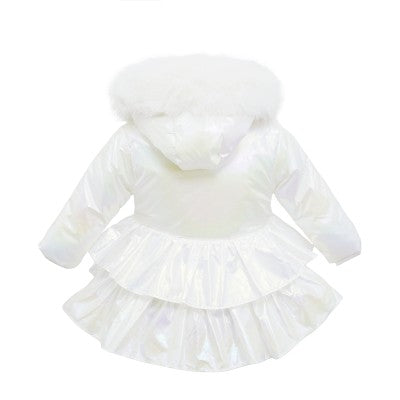 Girls Mermaid Pearl Frilly Coat Dainty Delilah