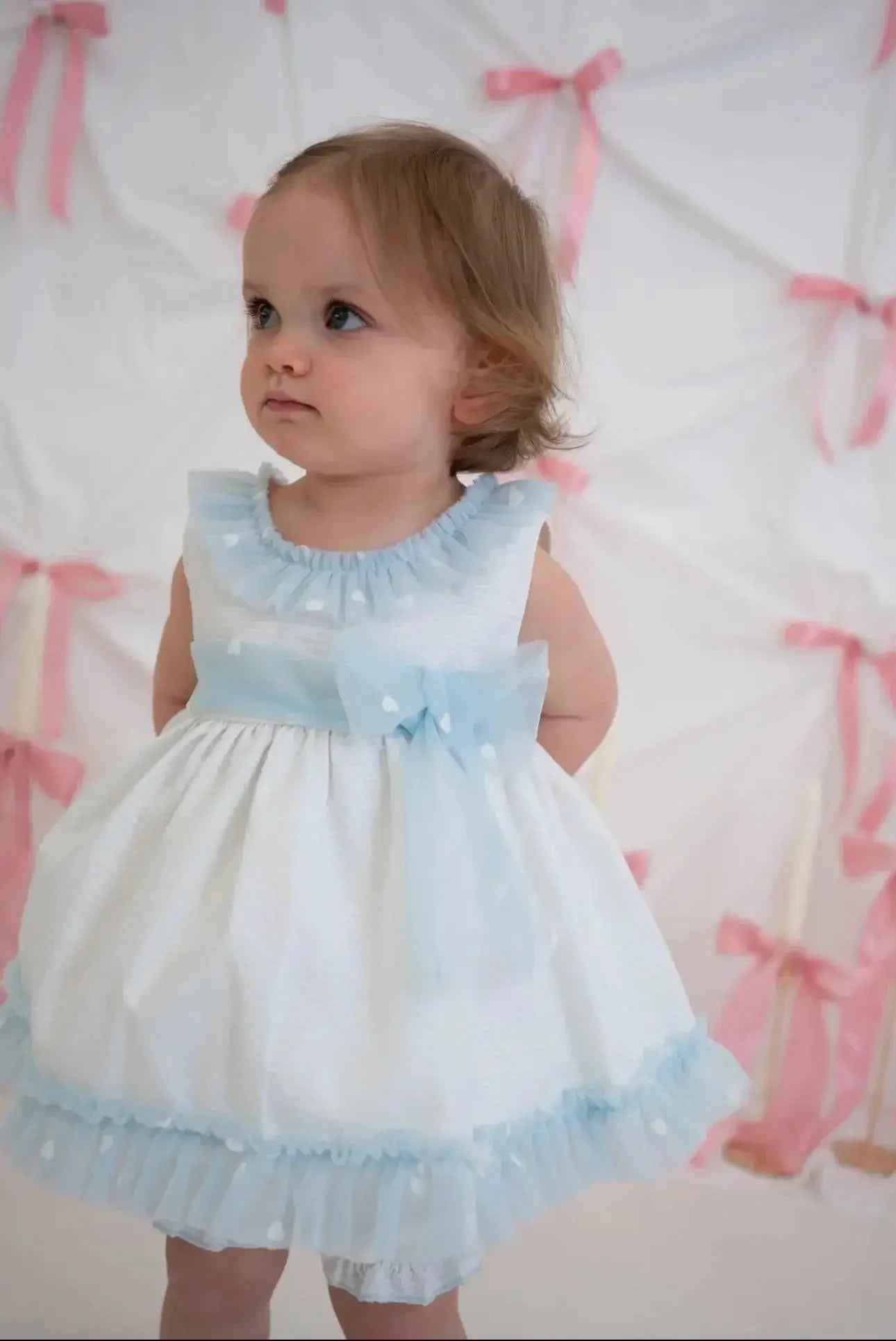 Baby Girls Tulle Lace Dress & Knickers
