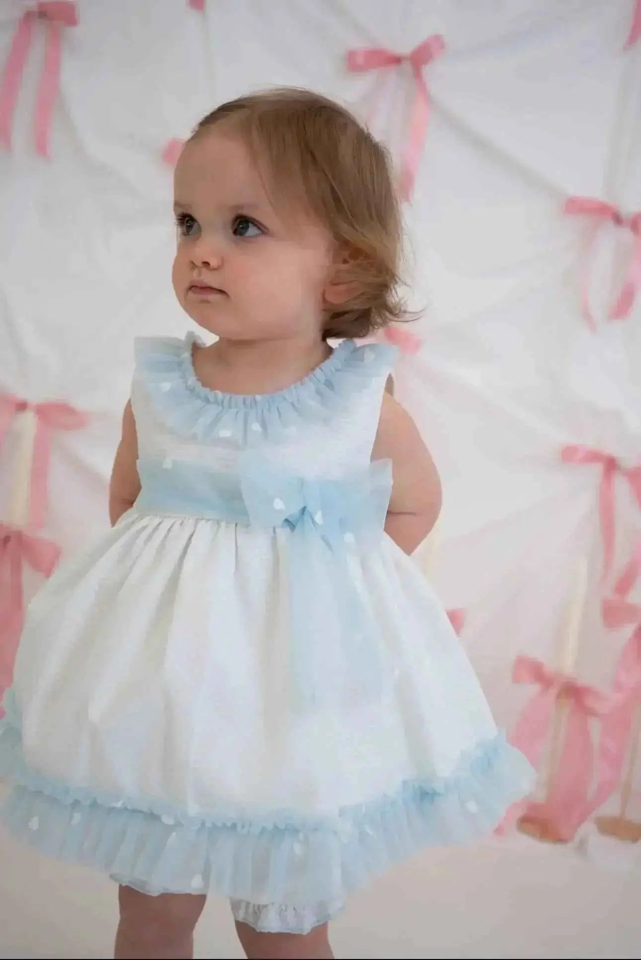 Baby Girls Tulle Lace Dress & Knickers