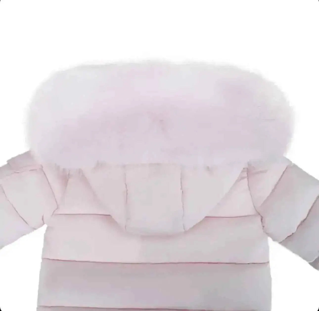 Baby Pink Fur Hood Girls Coat Upto 12 Years - In Stock