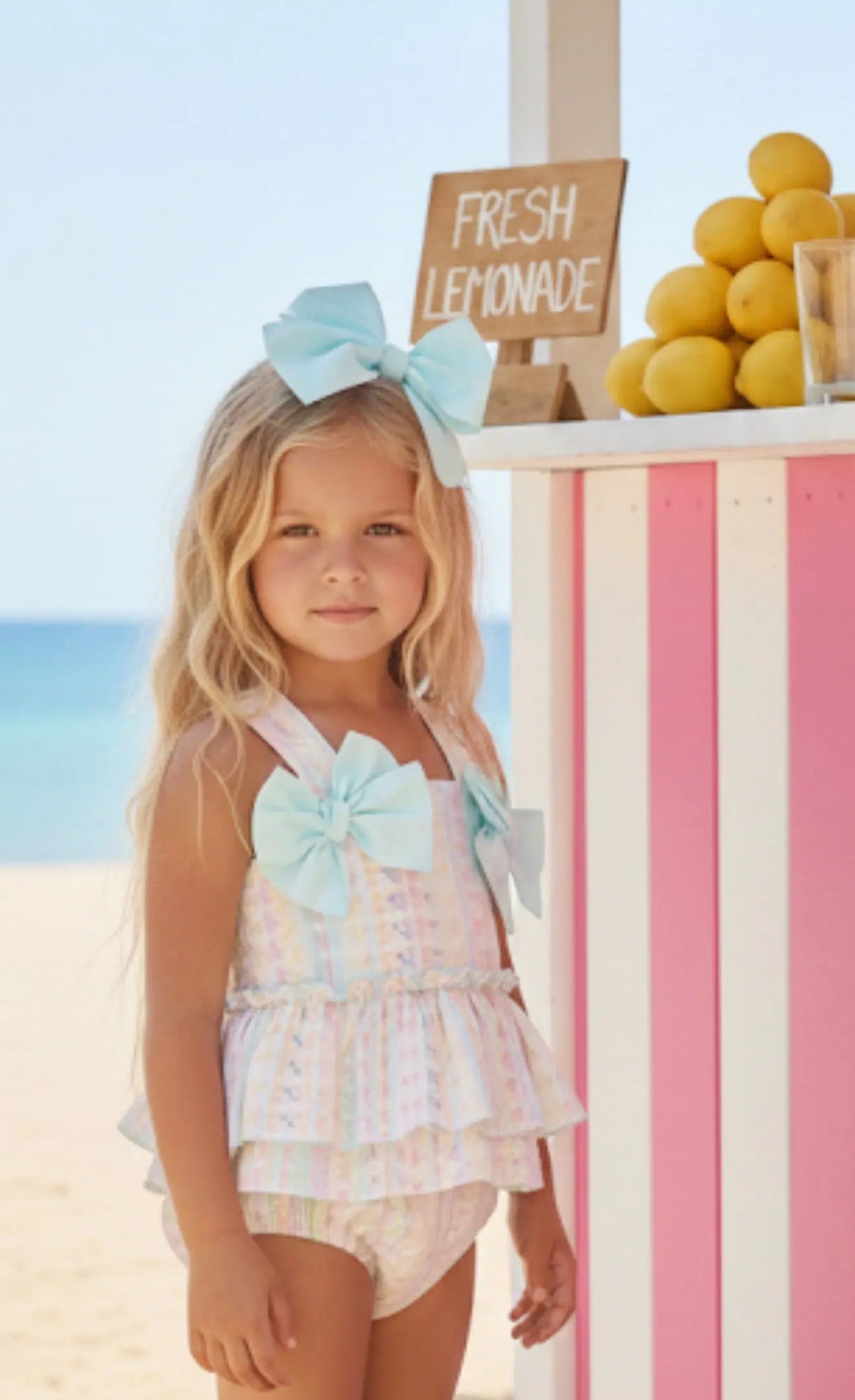 Babine Baby Girls Multi Abstract Romper Babine