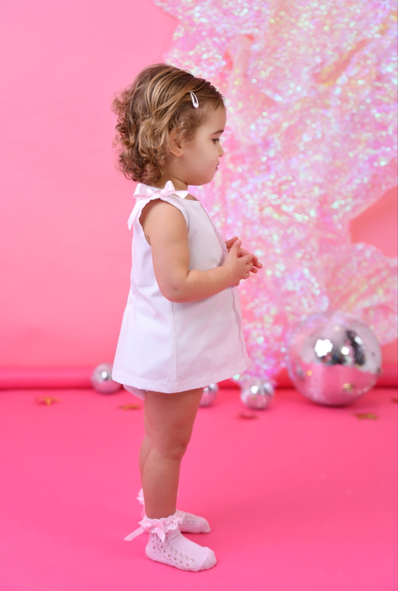 SS25 Baby Girls Ditsy Dress & Knickers Dainty Delilah
