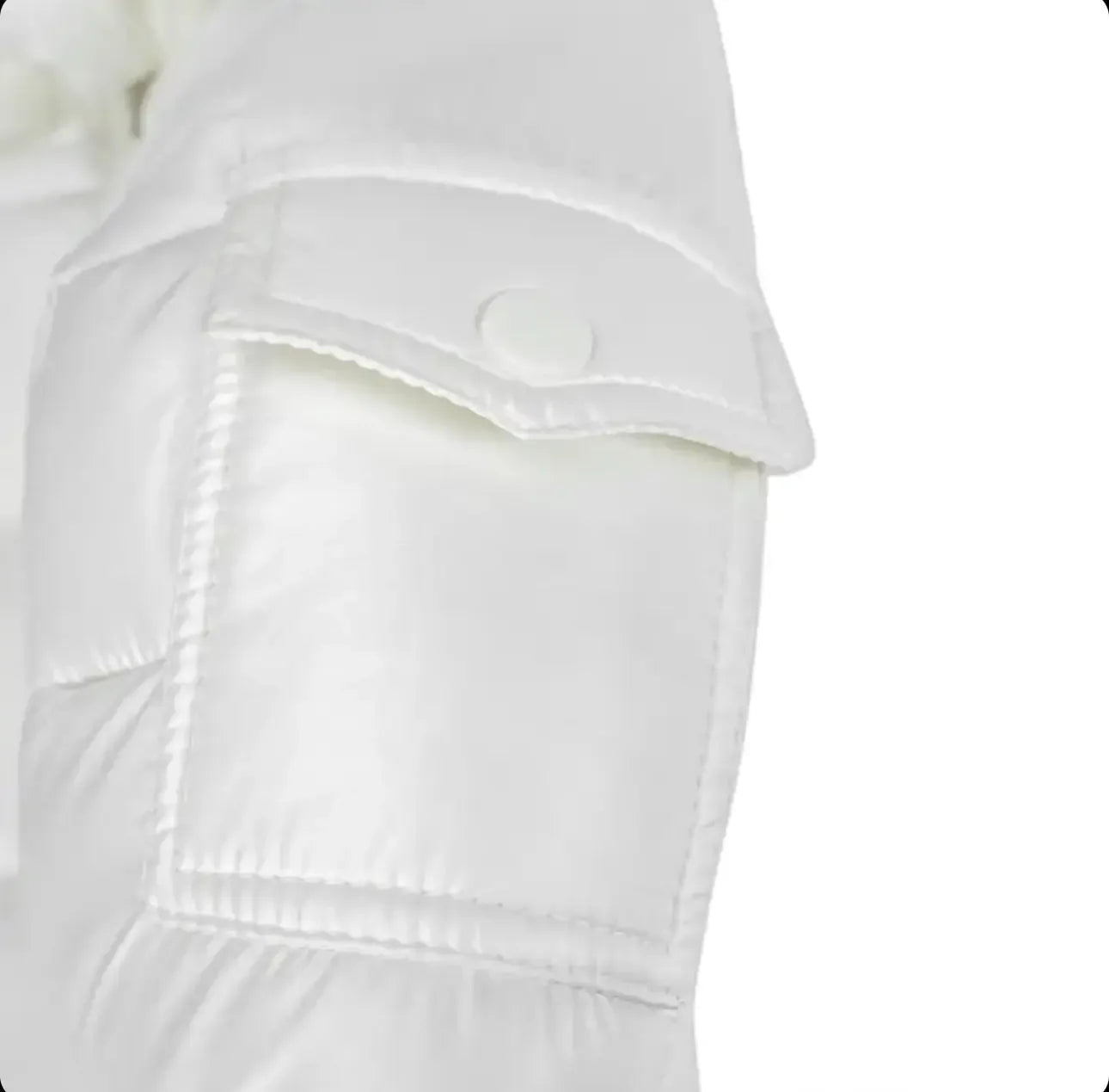 Cream Fur Hood Unisex Coat Dainty Delilah