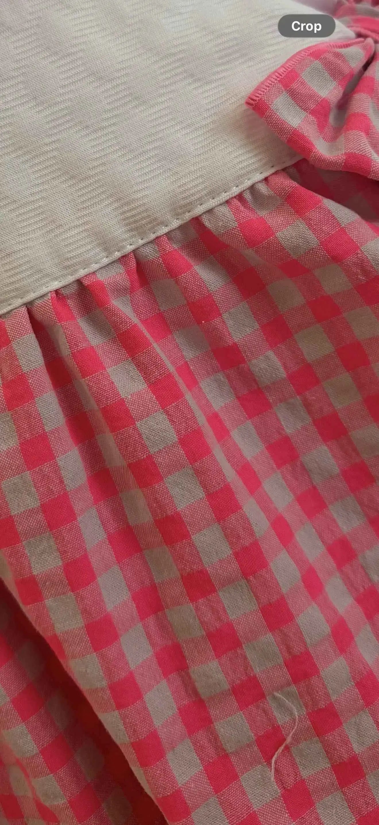 SS26 Babine Girls Pink Gingham Short Set