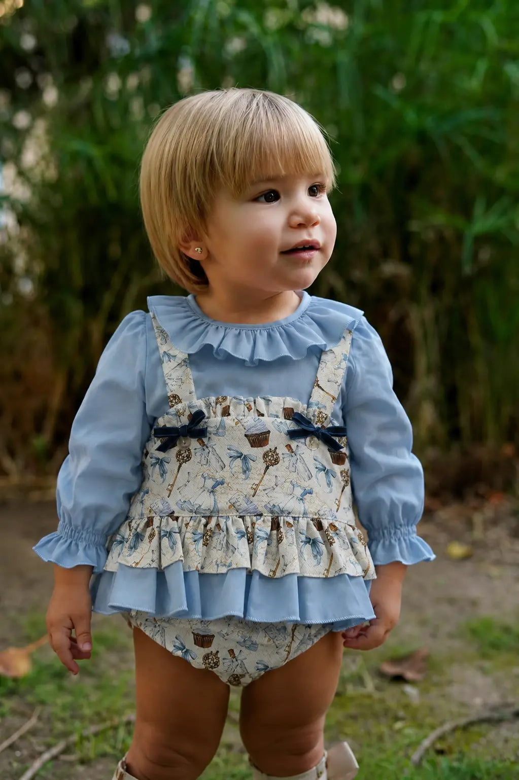 AW25 Babine Girls Blue Alice Jam Pant Set Babine