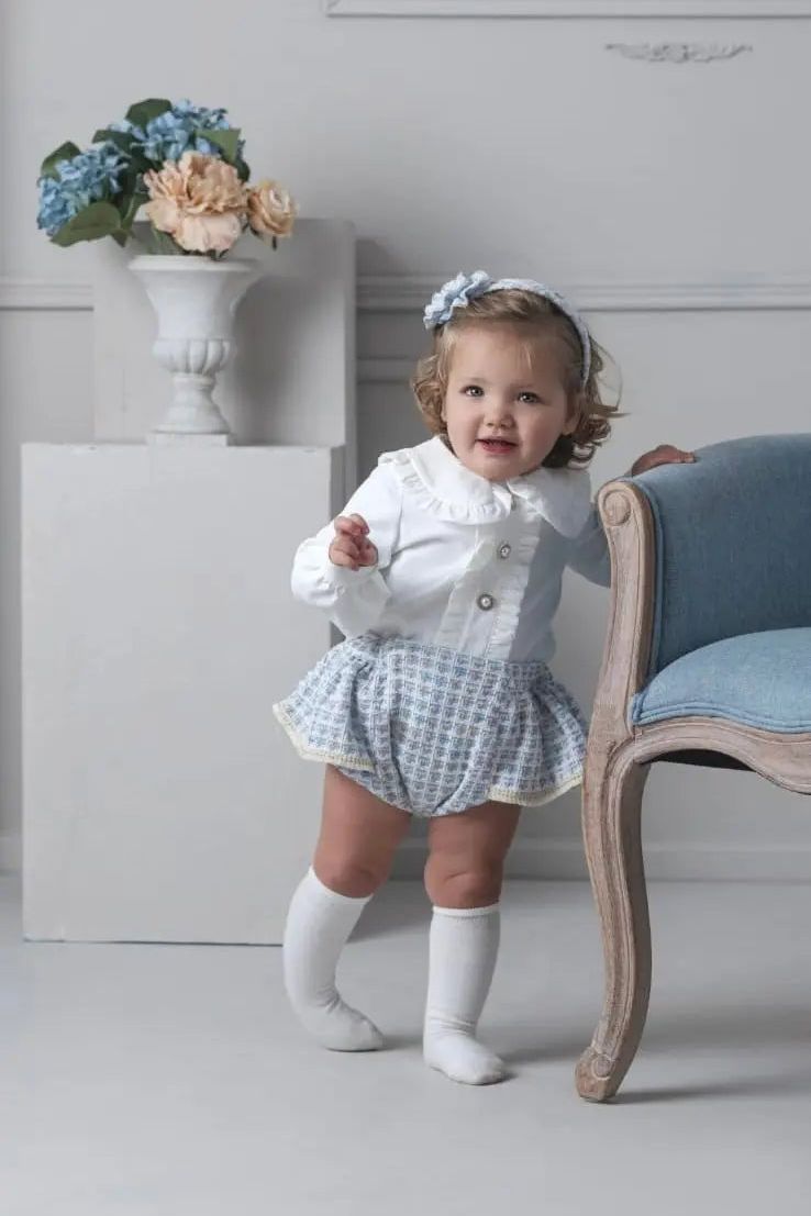 AW25 Rochy Baby Girls Blue Chanel Jam Pant Set Rochy