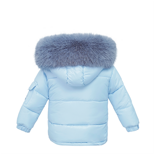 Blue Fur Hood Boys Coat (Please Read) Dainty Delilah