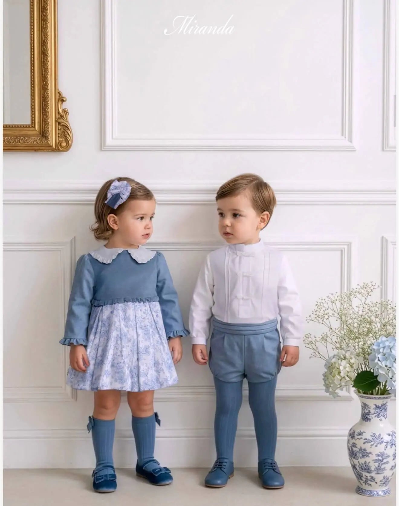 AW26 Miranda Boys Powder Blue Jam Pant Set Miranda
