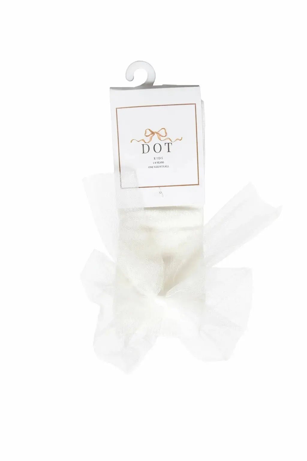 Tulle Girls Spanish Bow Knee Socks Dainty Delilah