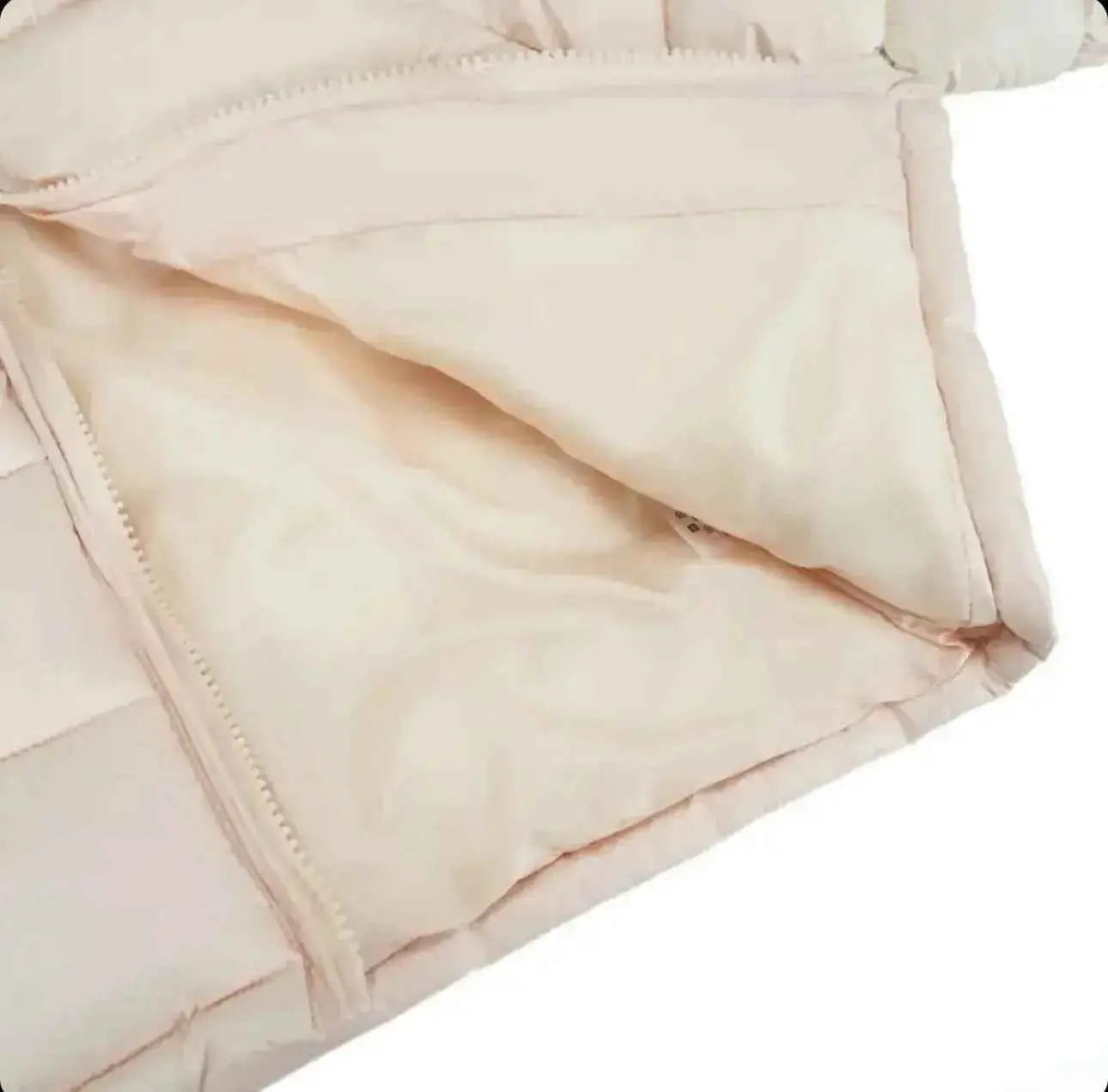 Peach Fur Hood Unisex Coat - In Stock
