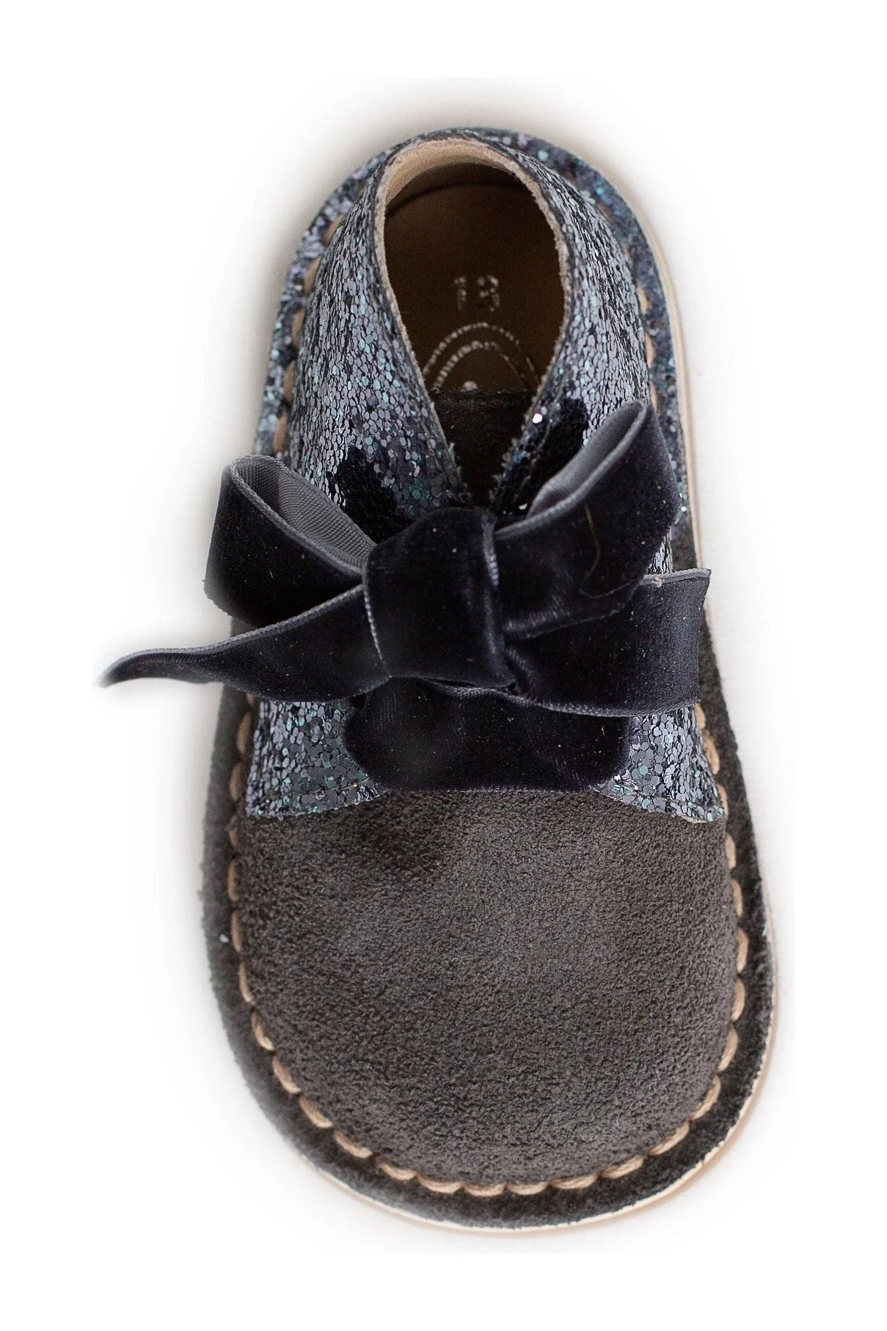 Rochy Grey Glitter Boots NON RETURNABLE - Dainty Delilah