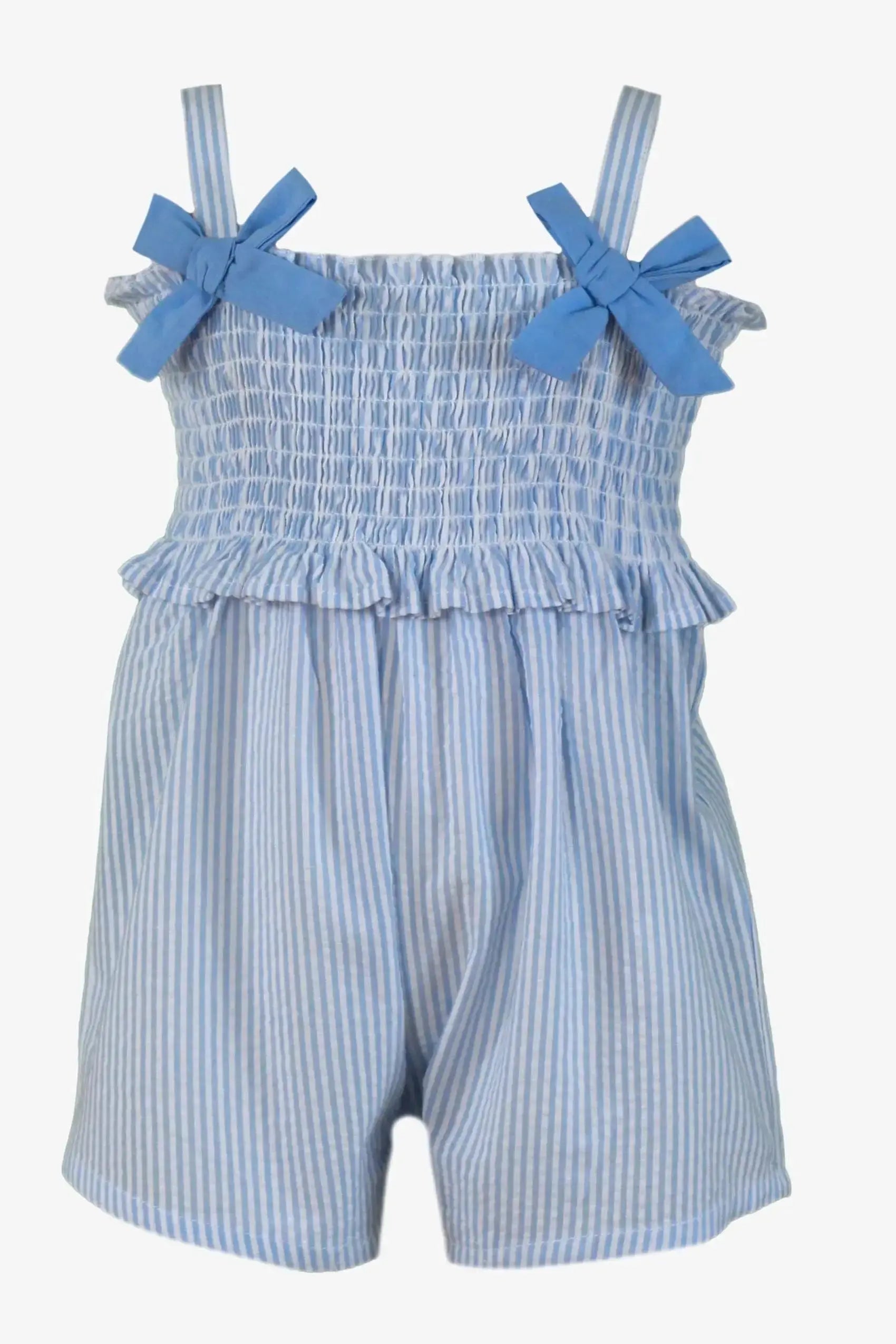 SS25 Baby Girls Miranda Candy Stripe Jumpsuit & Hat Dainty Delilah
