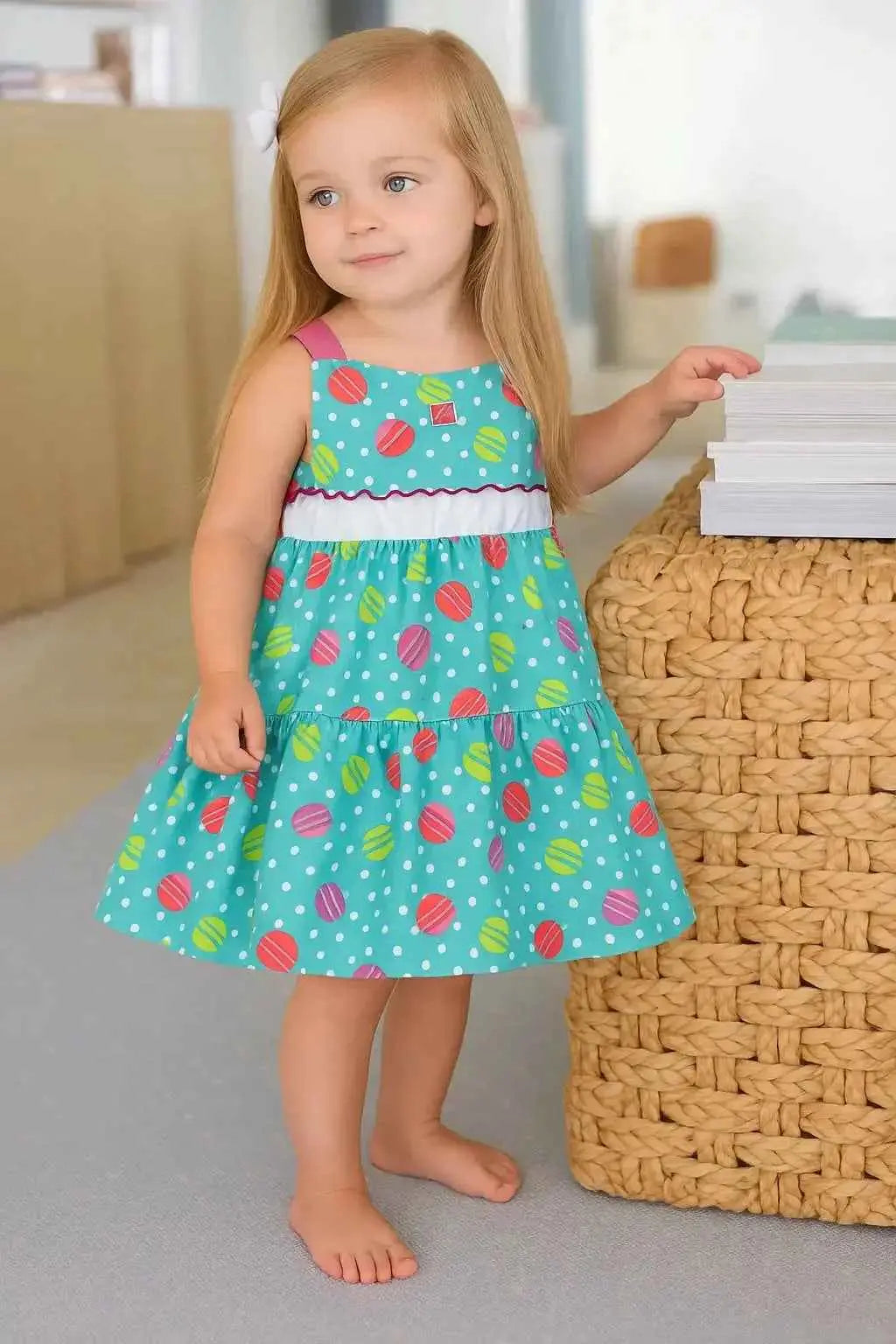 SS25 Girls Miranda Macarons Sun Dress