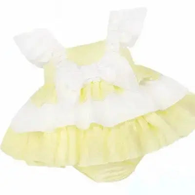 SS26 Baby Girls Lemon Summer Dress & Knickers Dainty Delilah