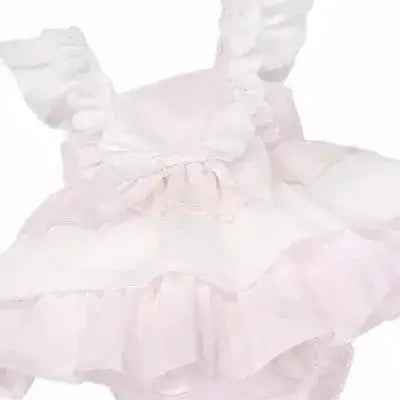 SS26 Baby Girls Pink Frilly Summer Dress & Knickers