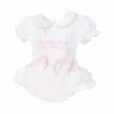 SS26 Baby Girls Pink Pique Shirt & Romper