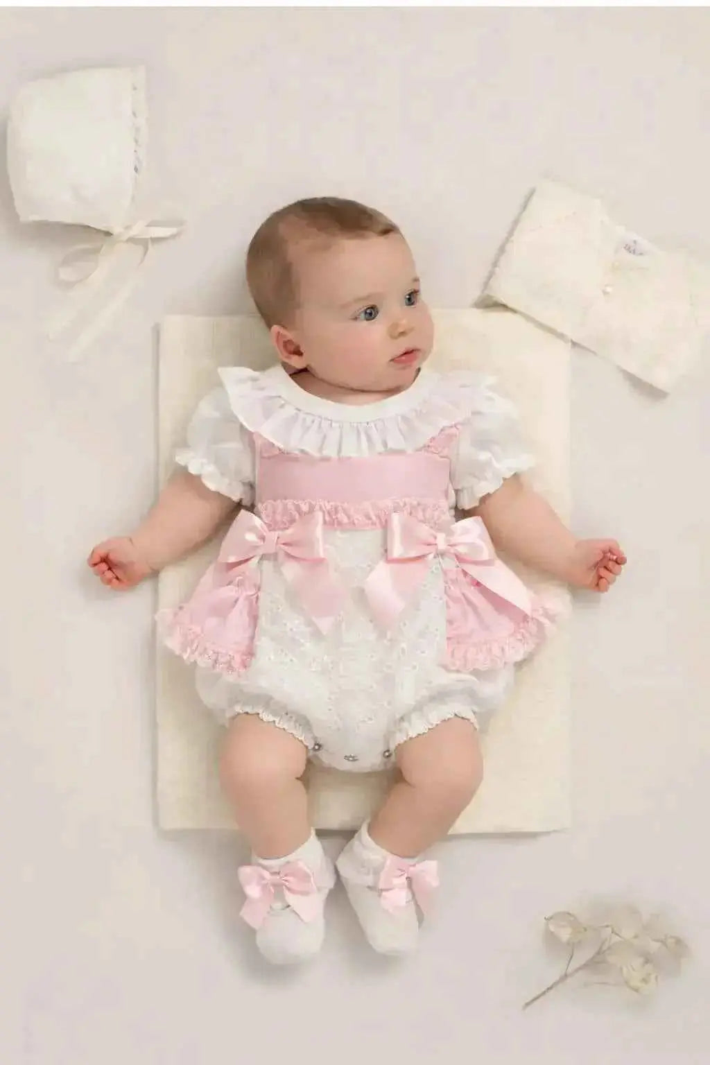 SS26 Baby Girls Pink Shirt & Jam Pant Set