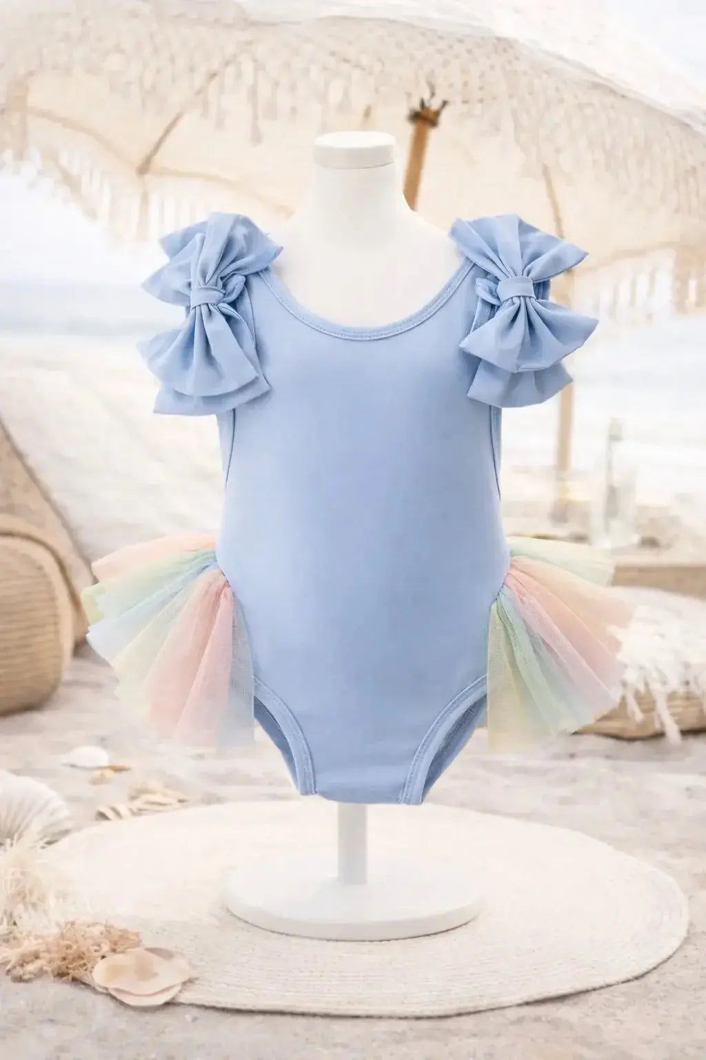 Girls Summer Ballerina Tulle Swimming Costume Dainty Delilah
