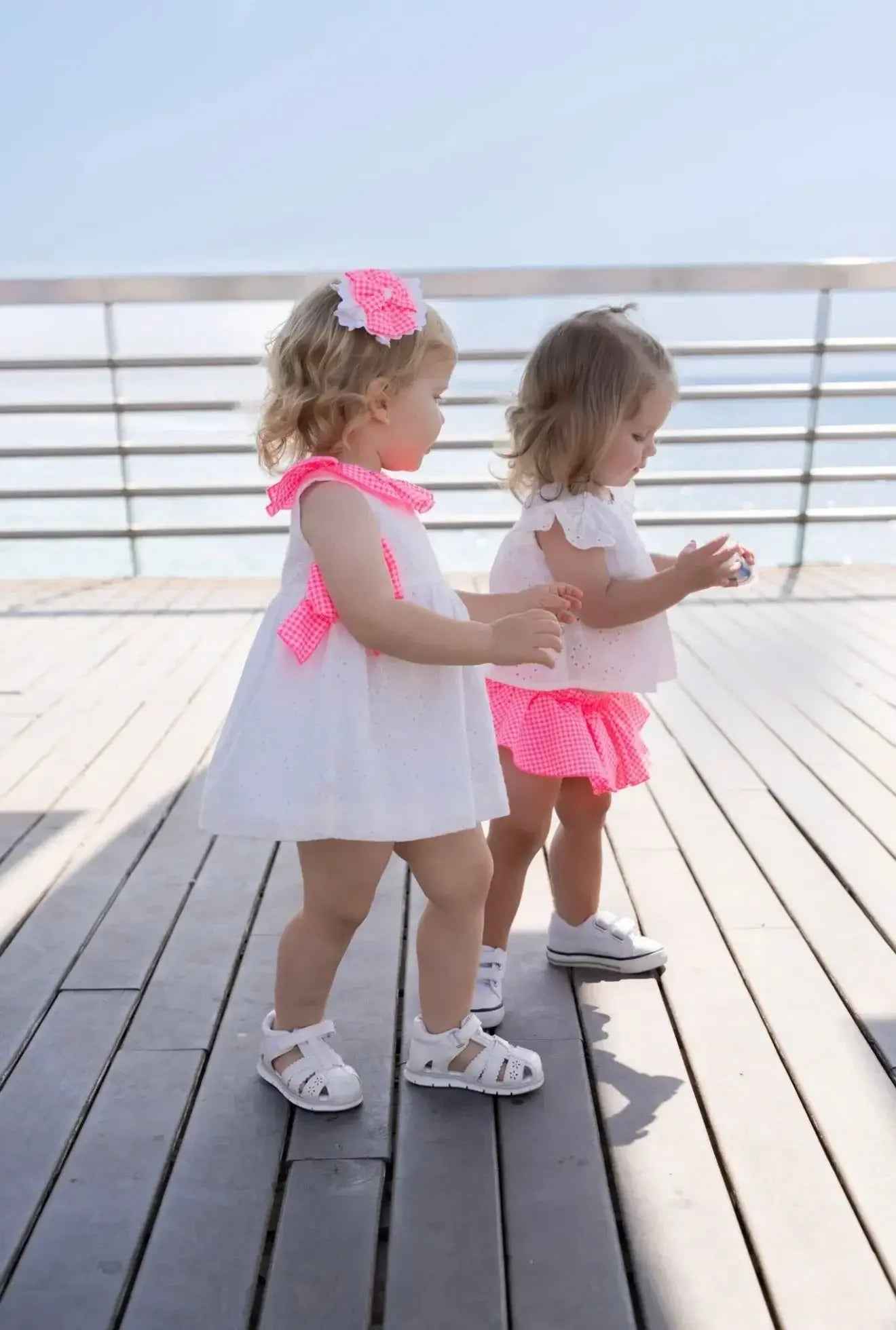 SS26 Miranda Baby Girls Pink Neon Jam Pant Set