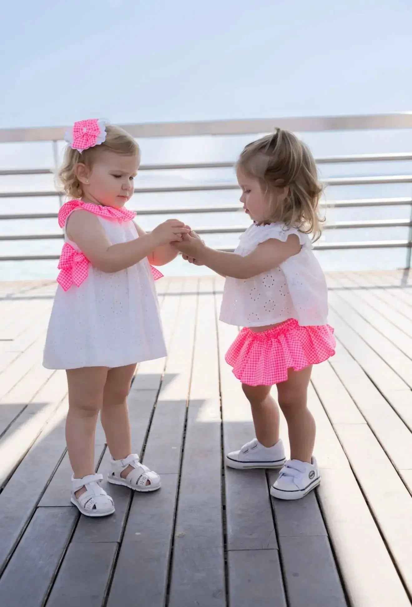 SS26 Miranda Baby Girls Pink Neon Jam Pant Set