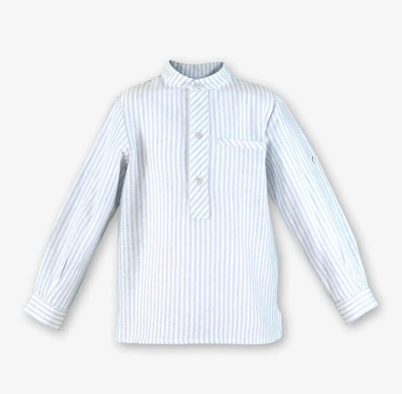 Miranda Boys Blue & White Stripe Shirt & Shorts Miranda