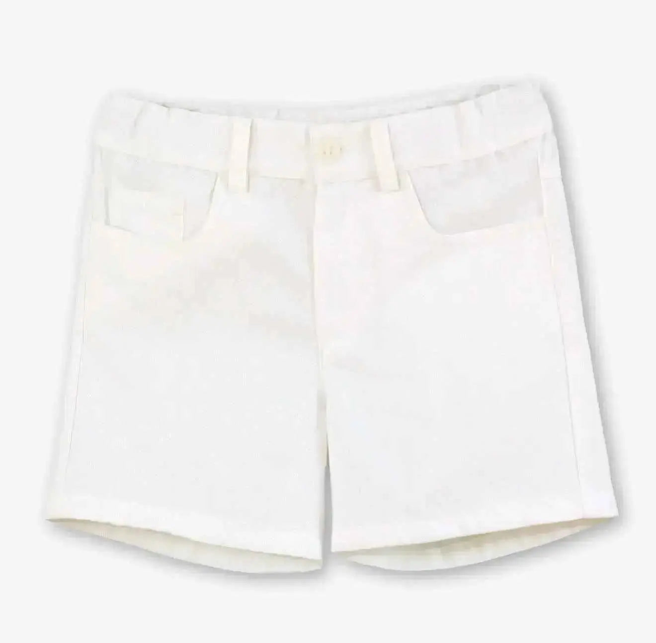 SS26 Miranda Boys Blue & White Stripe Shirt & Shorts