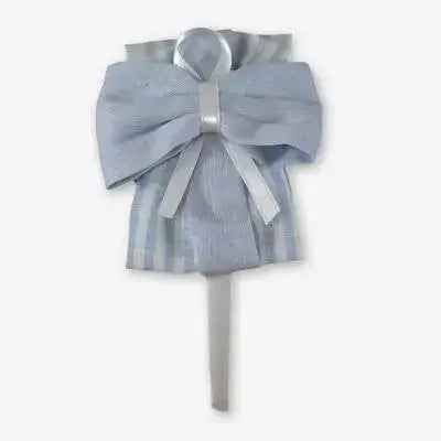 SS26 Miranda Girls Blue & White Stripe Linen Headband