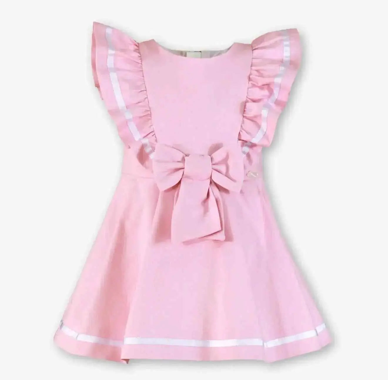 SS26 Miranda Girls Pink & White Sailor Dress