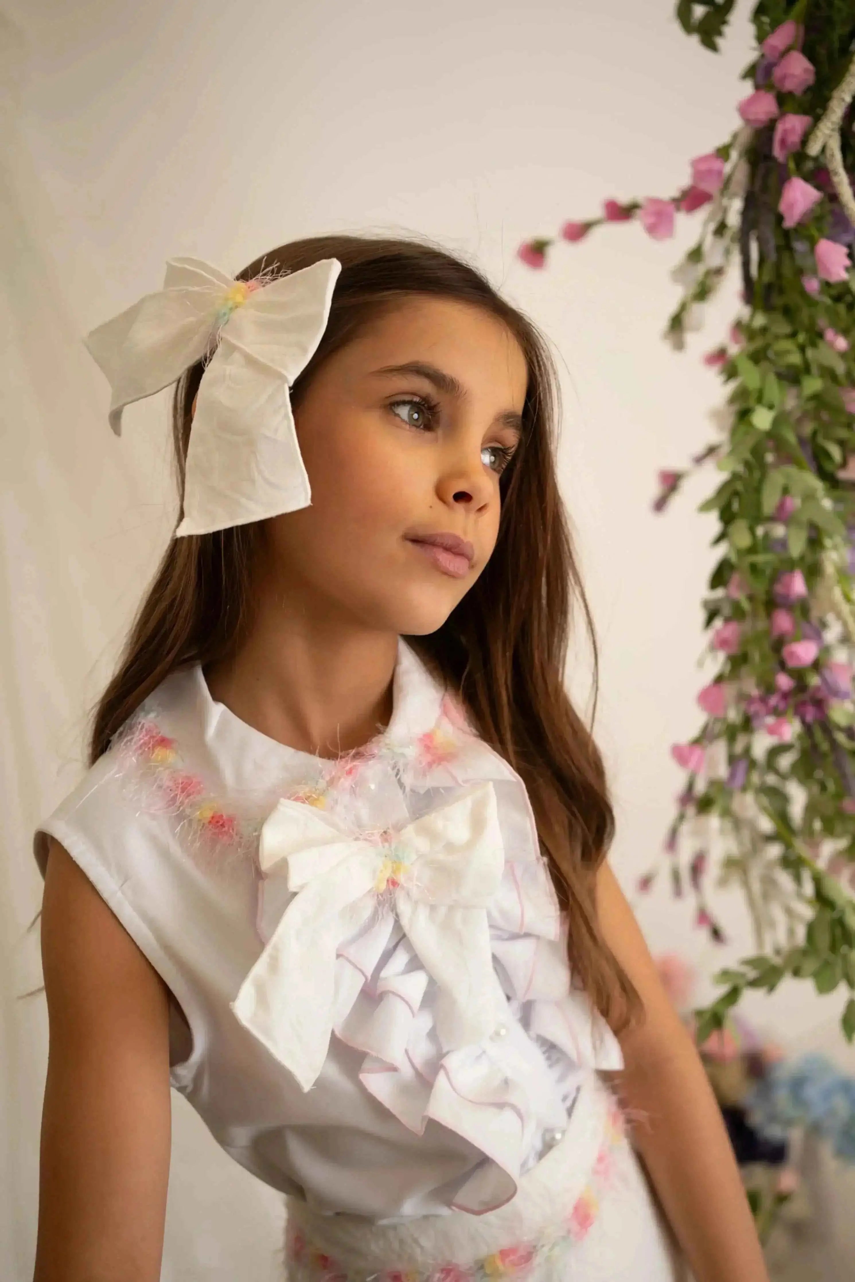 SS26 Naxos Girls Pastel Confetti Shirt & Short Set